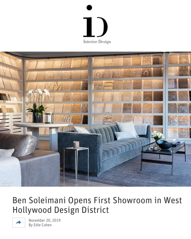 Ben Soleimani - Ben Soleimani opens First Showroom in West Hollywood Design District