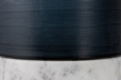 Cotes Vessel - Navy on White Marble