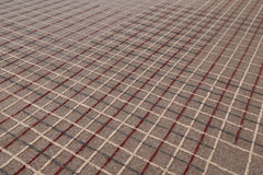 Variegated Grid | Beige / Wine