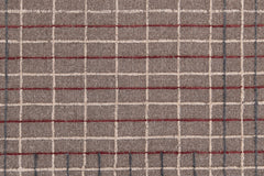 Variegated Grid | Beige / Wine