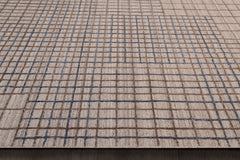 Variegated Grid | Blue / Brown