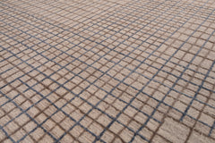 Variegated Grid | Blue / Brown