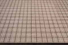 Variegated Grid | Brown / White