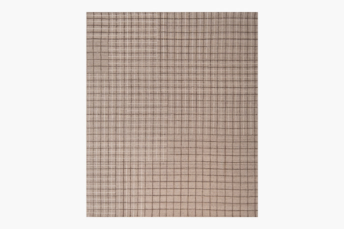Variegated Grid | Sand / Taupe