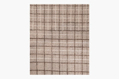 Variegated Grid | Brown / White