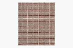 Variegated Grid | Red / Espresso