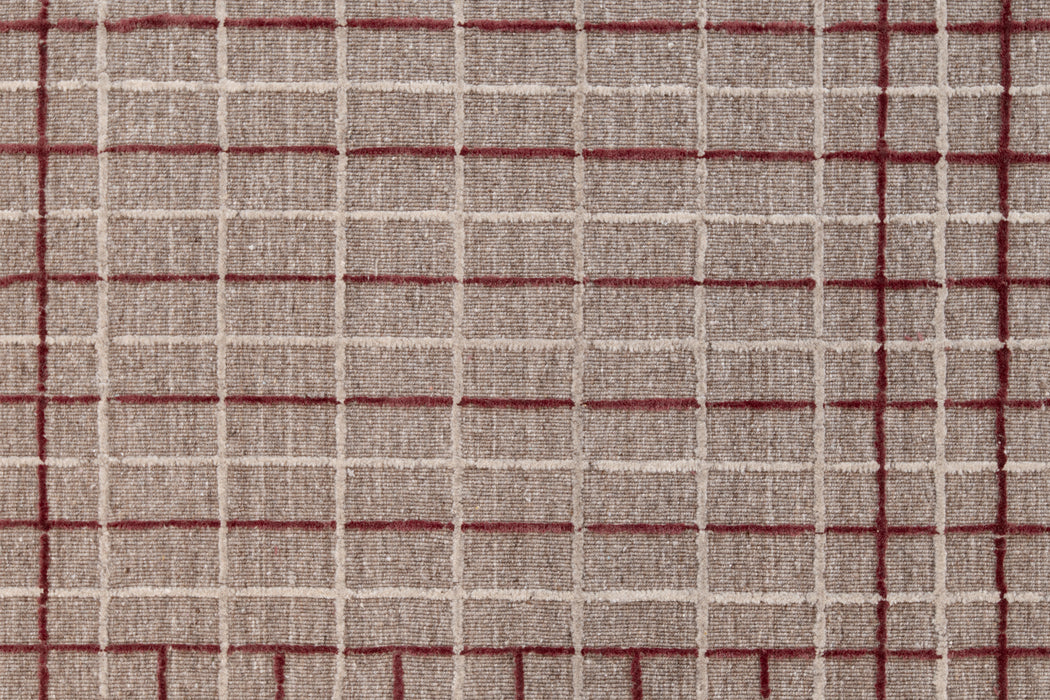 Variegated Grid | Red / Espresso