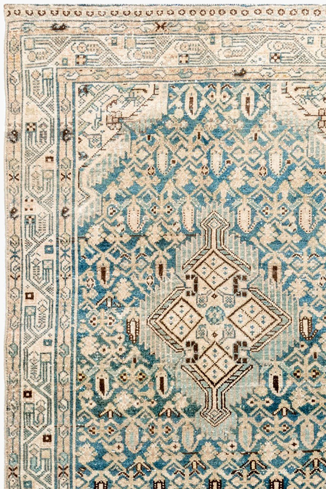 AR31047/9517, MALAYIR RUG, WEST PERSIA, 3'3" X 10'7"