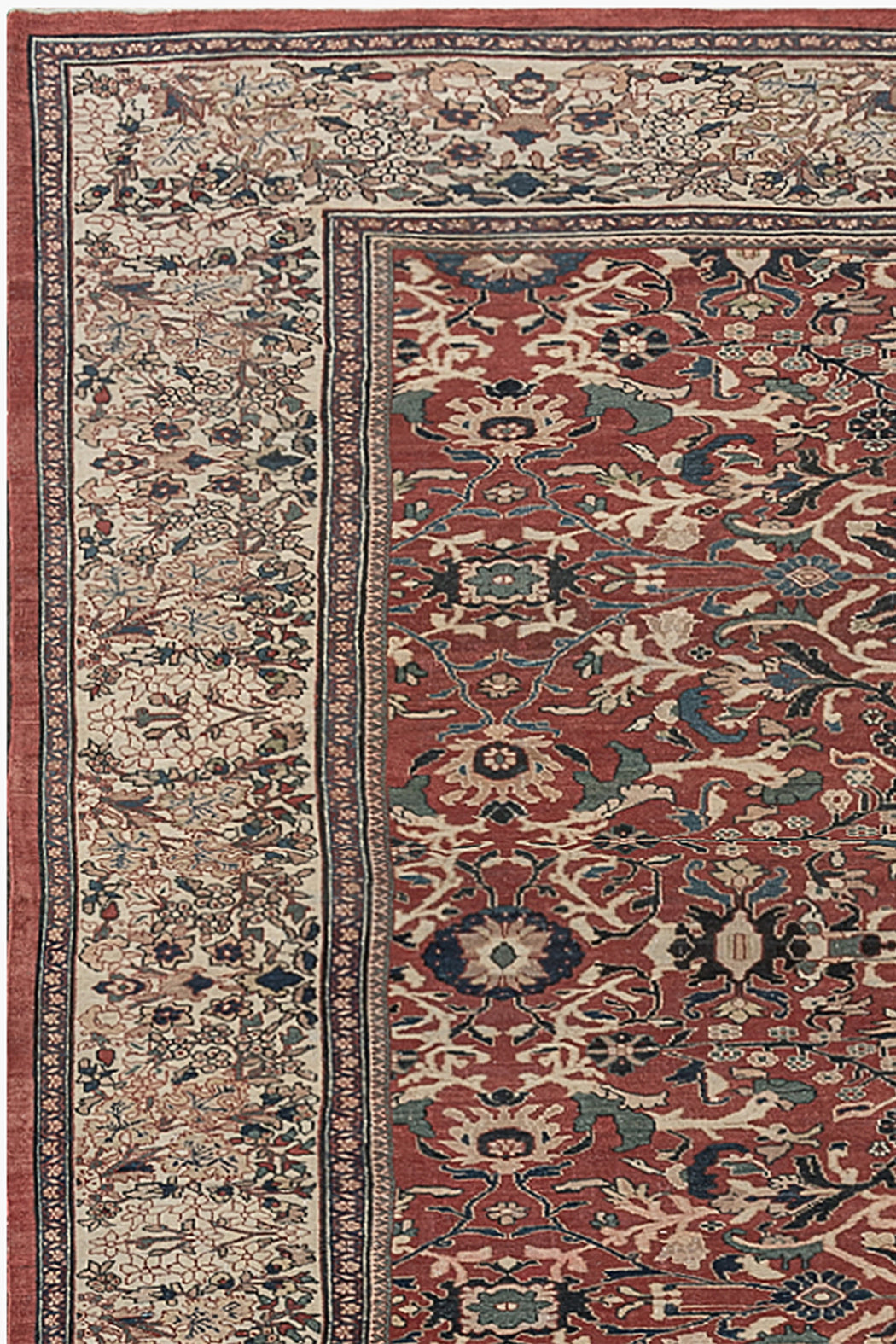 SULTANABAD RUG, WEST PERSIA, 13'6" X 24'6"