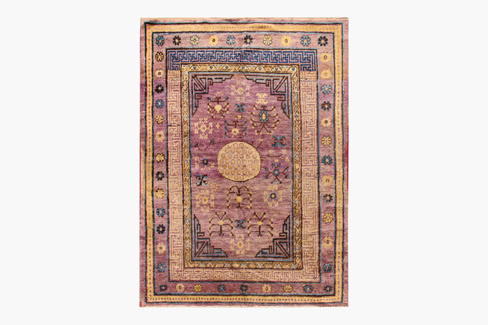 KHOTAN RUG, AR31449, EAST TURKESTAN, 4'8" X 6'10"