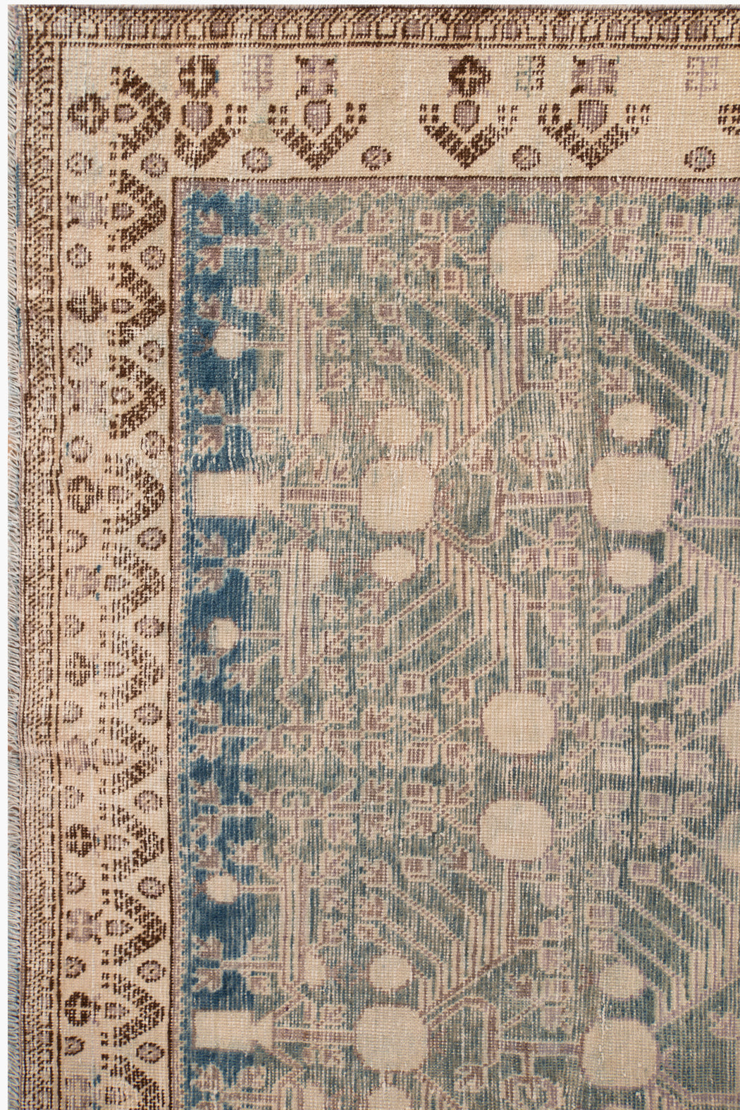 KHOTAN RUG, AR31454/17228, EAST TURKESTAN, 4'9" X 10'9"
