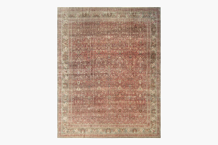 MASHED RUG, NORTH EAST PERSIA, 14'4" X 17'10"