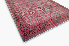 KHOTAN RUG, EAST TURKESTAN, 6'6" X 13'3"