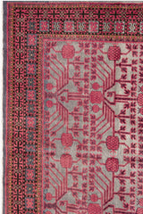KHOTAN RUG, EAST TURKESTAN, 6'6" X 13'3"