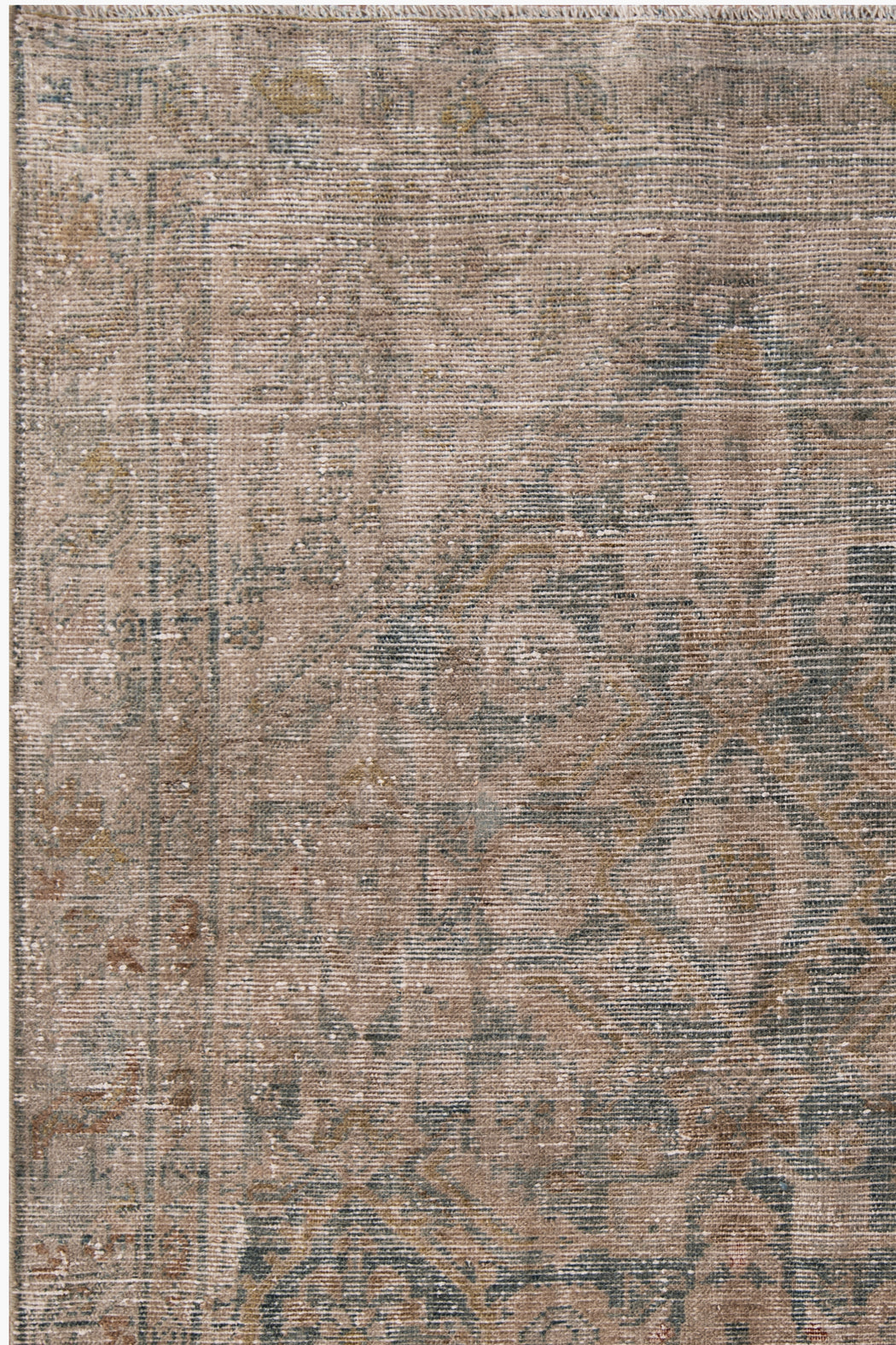 AR31497, MAHAL RUG, WEST PERSIA, 3'5"X14'2"