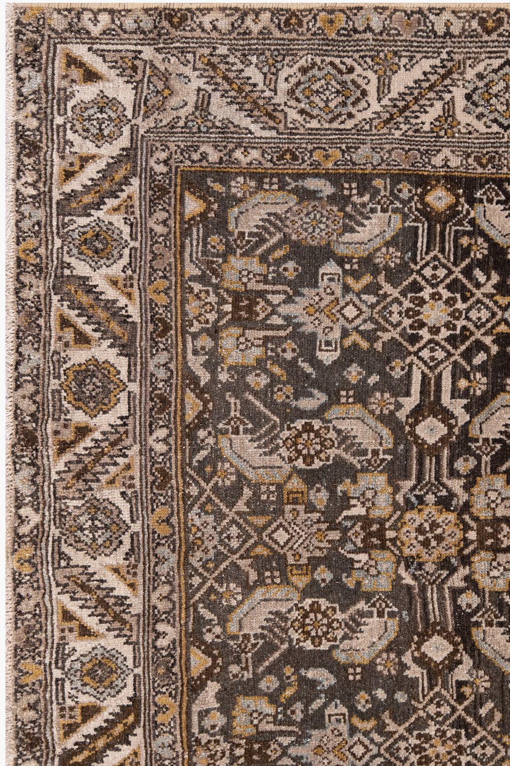 AR31514, MALAYIR RUG, WEST PERSIA, 4'x11'4"