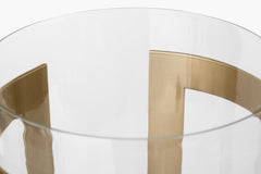 Thorne Brass Hurricane Candle Holder