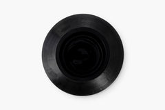 Cotes Vessel - Black on White Marble