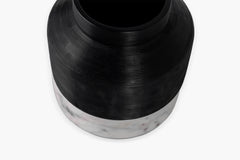 Cotes Vessel - Black on White Marble
