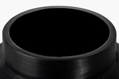 Cotes Vessel - Black on White Marble