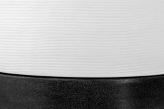 Cotes Vessel - White on Black Sandstone