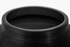 Cotes Vessel - Black on White Marble