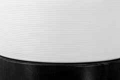 Cotes Vessel - White on Black Sandstone