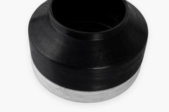 Cotes Vessel - Black on White Marble