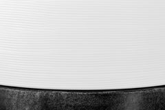Cotes Vessel - White on Black Sandstone