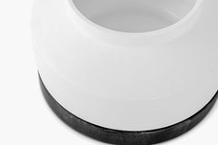 Cotes Vessel - White on Black Sandstone
