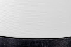 Cotes Vessel - White on Black Sandstone