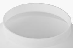 Cotes Vessel - White on Black Sandstone
