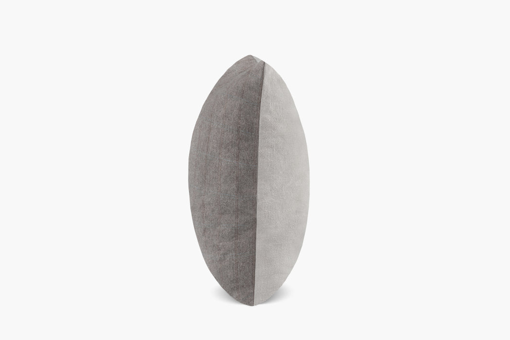 Herringbone Stripe Pillow - Grey | Solid Sand