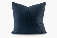 Wool Herringbone Pillow - Blue | Carbon