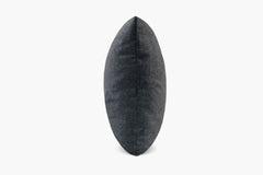 Wool Herringbone Pillow - Charcoal