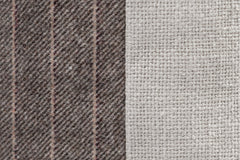 Wool Pinstripe Pillow - Beige | Solid Sand