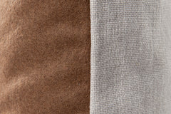 Wool Flannel Pillow - Camel | Solid Sand