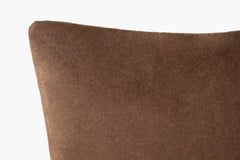 Wool Flannel Pillow - Camel | Solid Sand