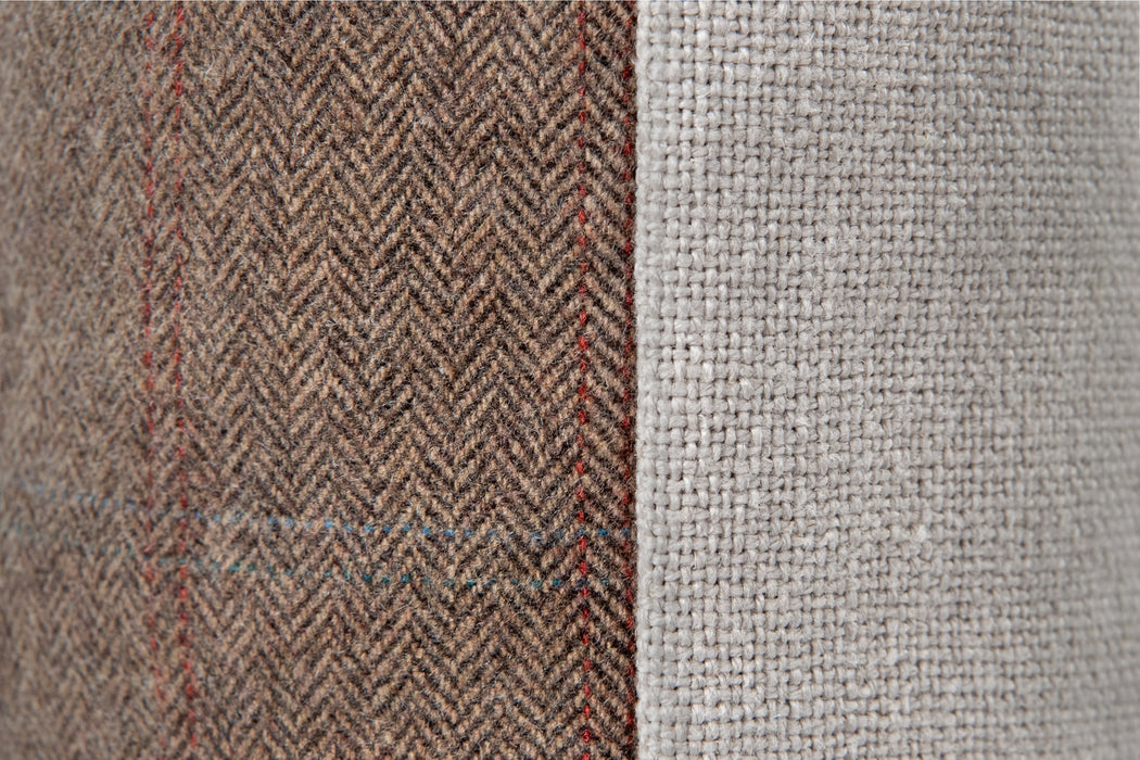 Herringbone Stripe Pillow - Camel | Solid Sand