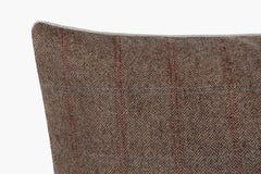 Herringbone Stripe Pillow - Camel | Solid Sand