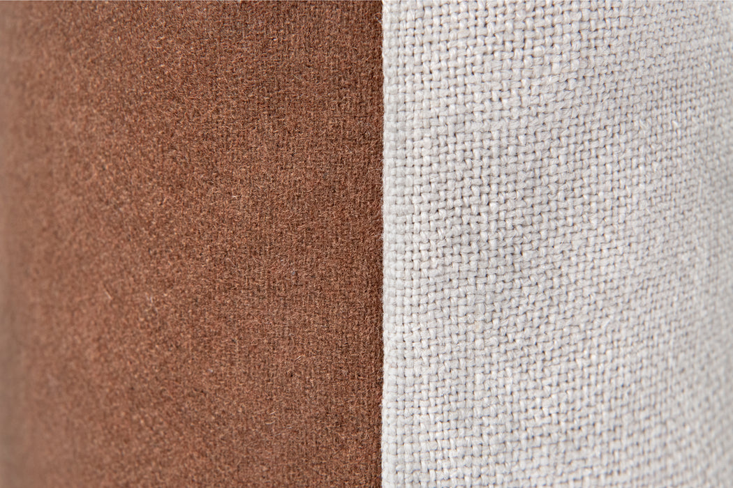 Wool Flannel Pillow - Caramel | Solid Sand