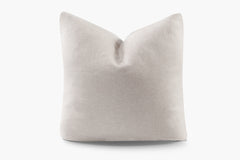 Wool Herringbone Pillow - Creme | Solid Sand