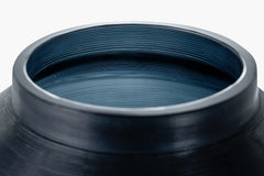 Cotes Vessel - Navy on White Marble