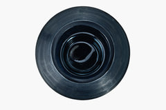 Cotes Vessel - Navy on White Marble
