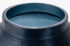 Cotes Vessel - Navy on White Marble