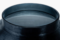 Cotes Vessel - Navy on White Marble