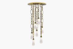 Insignia Seven Pendant – Brass