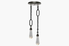 Insignia Double Pendant – Bronze