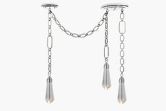 Insignia Chandelier – Nickel