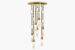 Insignia Seven Pendant – Brass